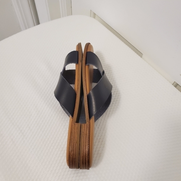 Cynthia Rowley Crisscross Black Sandal Flats Size 9, Casual - Picture 8 of 10